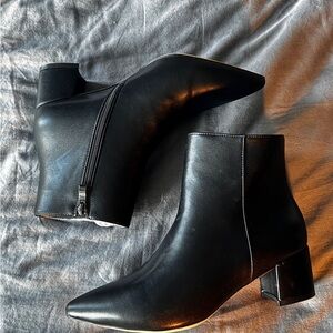 Sleek Black Ankle Booties